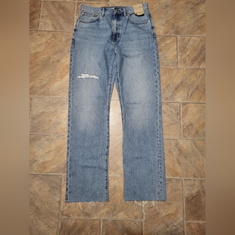 Madewell Light Blue Straight-Leg Jeans